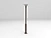 100w post top light